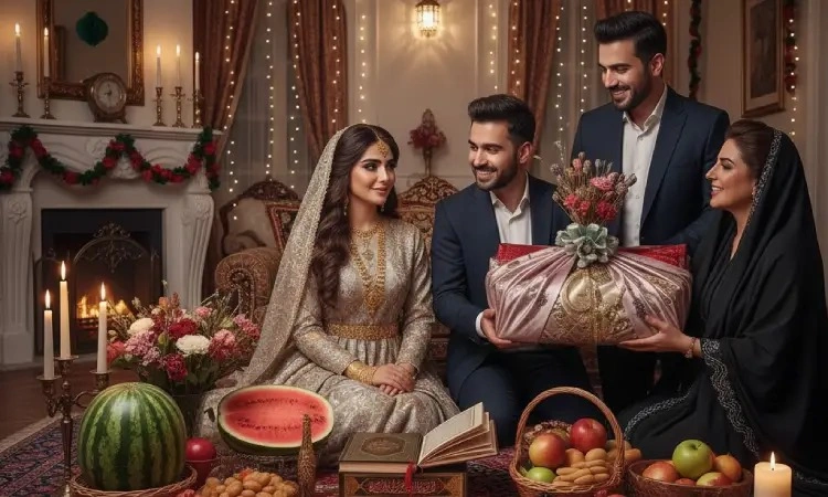 آداب و رسوم یلدایی عروس