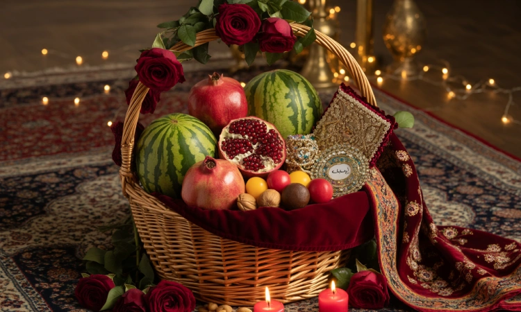 پیشنهاد پک یلدایی آماده برای تازه عروس